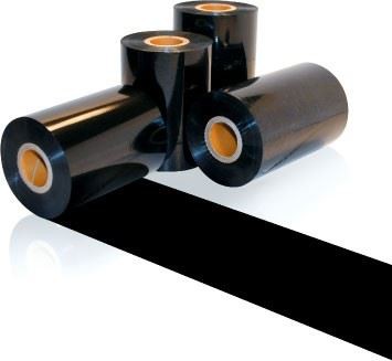 barcode black wax ribbon